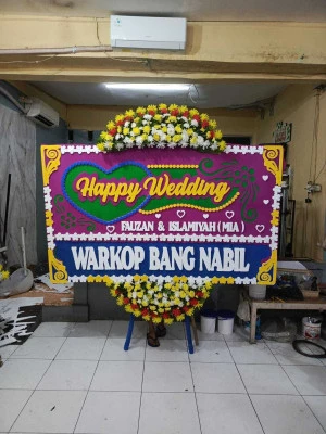 Papan Bunga di Jalan Juanda Bogor