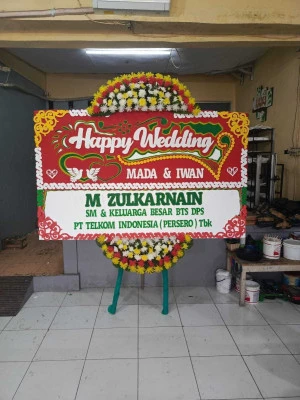 Papan Bunga di Jalan Juanda Bogor