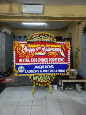 Papan Bunga di Jalan Juanda Bogor