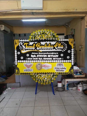 Papan Bunga di Jalan Juanda Bogor