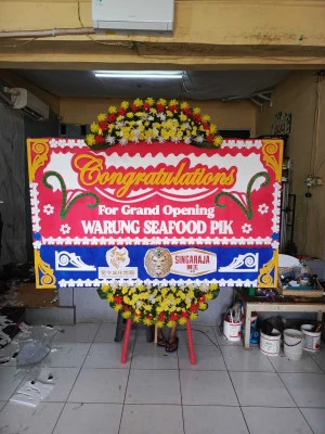 Papan Bunga di Jalan Juanda Bogor
