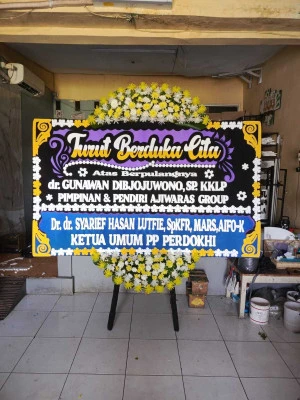 Papan Bunga di Jalan Juanda Bogor